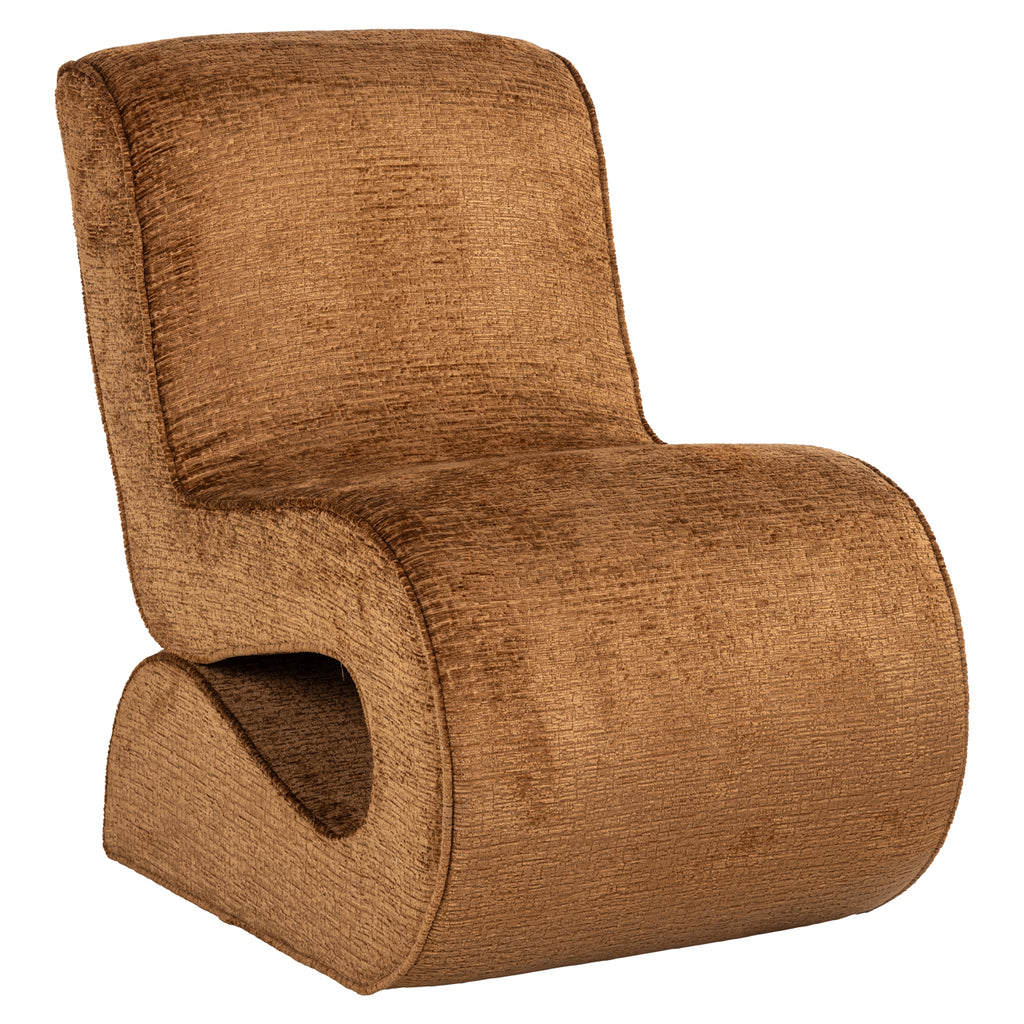 Frankie cognac fusion armchair