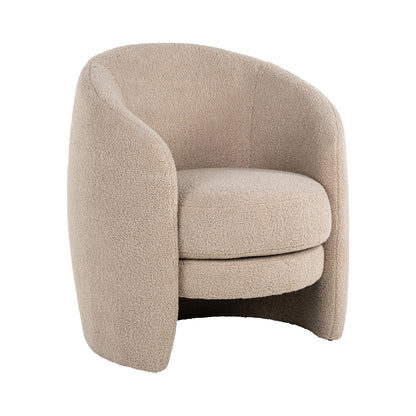 Fauteuil Fenna in zand bont