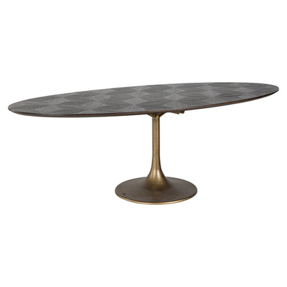 Eettafel Luxor ovaal diamant 230