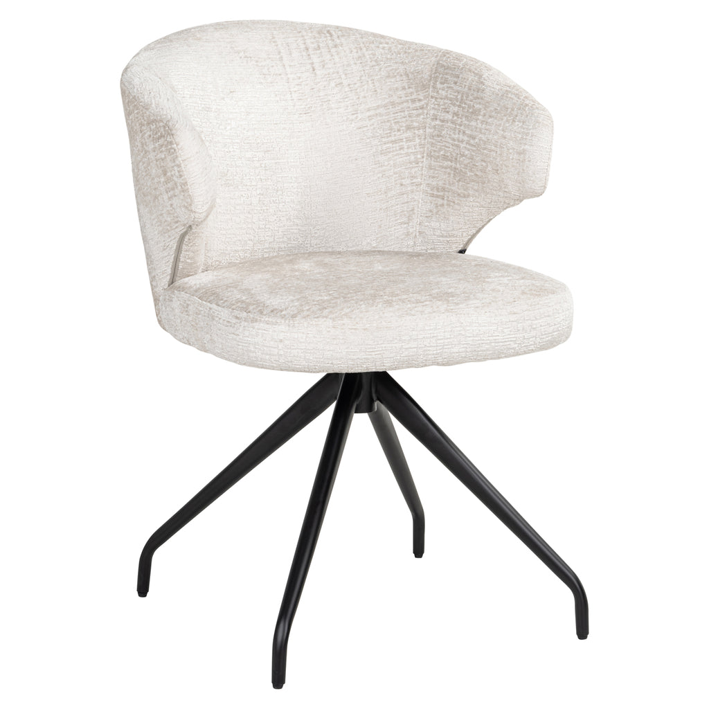 Swivel chair Milly cream fusion