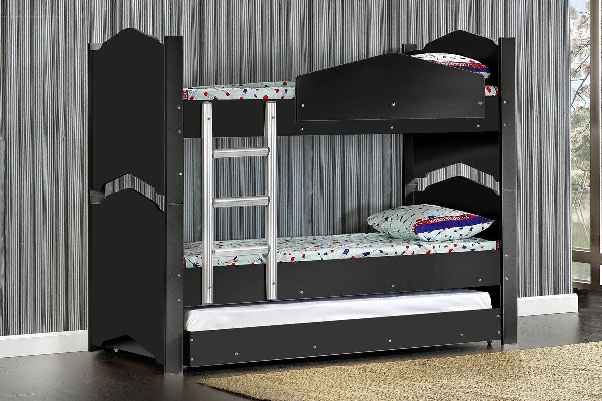 Beyza Bunk Bed – Black