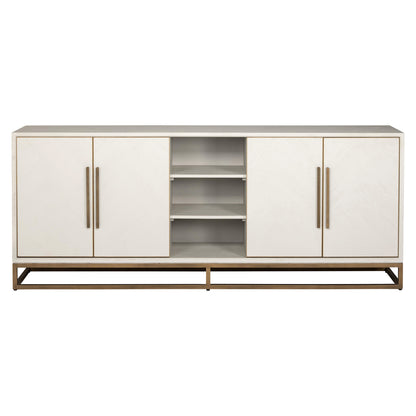 Dressoir Whitebone messing 4-deuren