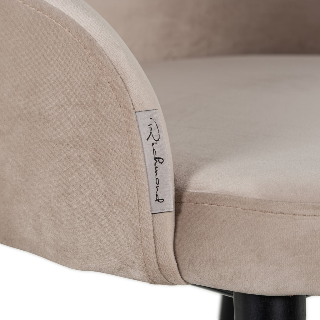 Chair Twiggy khaki velvet