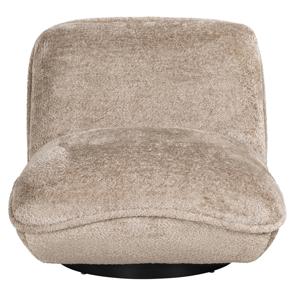 Ophelia armchair in natural sheepskin