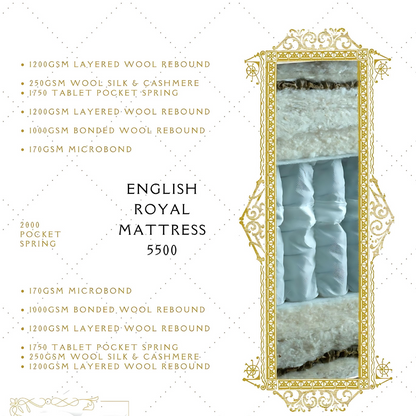 ENGLISH ROYAL MATTRESS 5500 POCKET