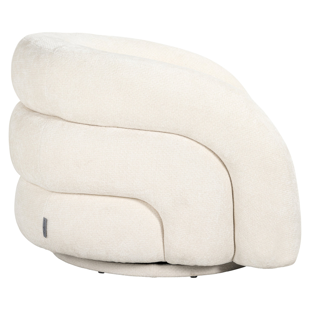 Arcus eenhoorn witte draaifauteuil