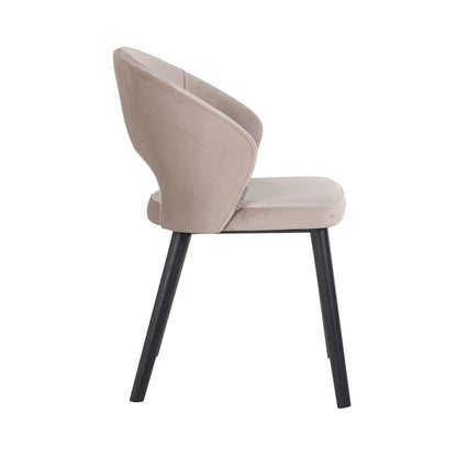 Chair Savoy khaki velvet