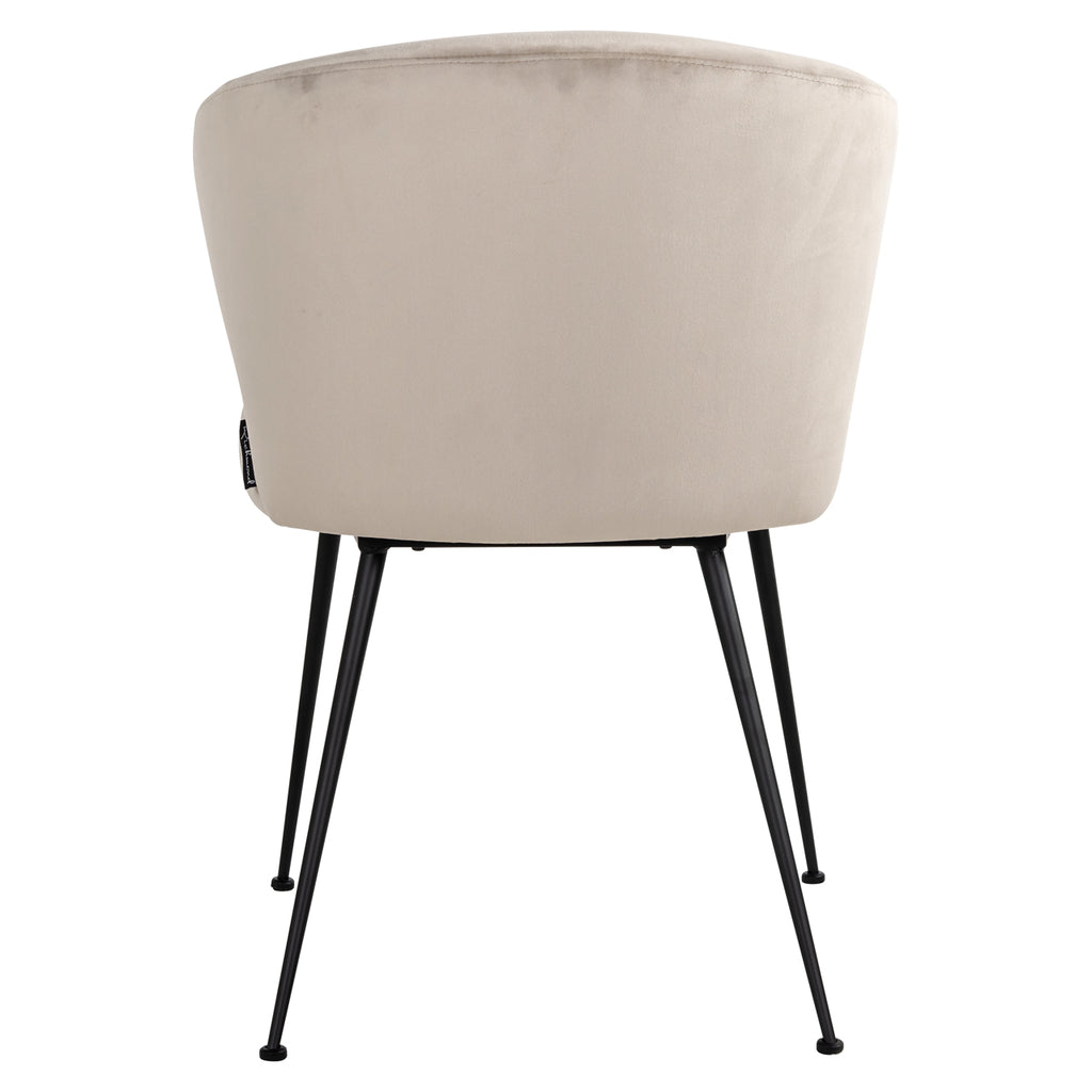 Chair Xandra khaki velvet