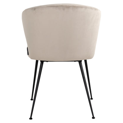 Chair Xandra khaki velvet