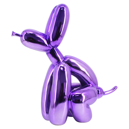 Dog decoration object purple