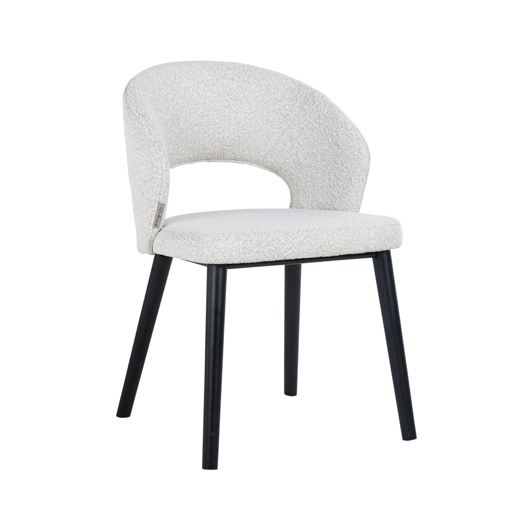 Chair Savoy white bouclé