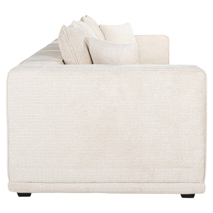 Bank Lusso 3-zits beige chenille