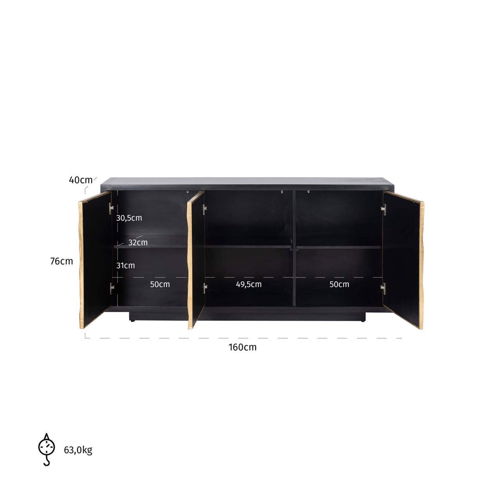 Dressoir Esher 3-deuren