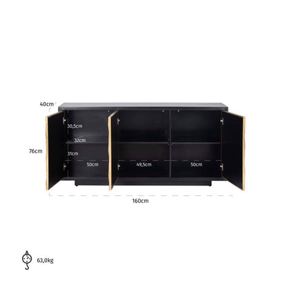 Dressoir Esher 3-deuren