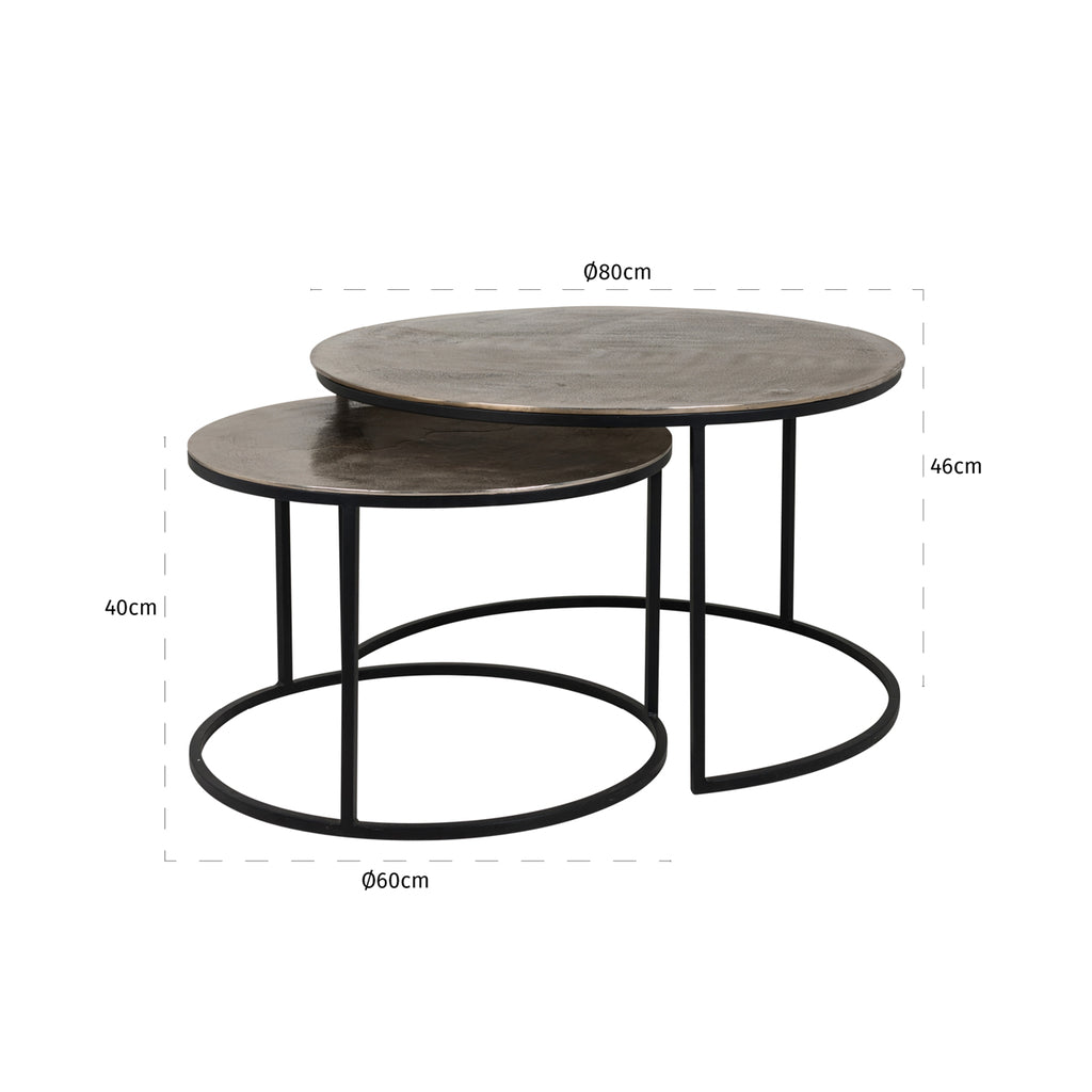 Coffee table Asher set of 2