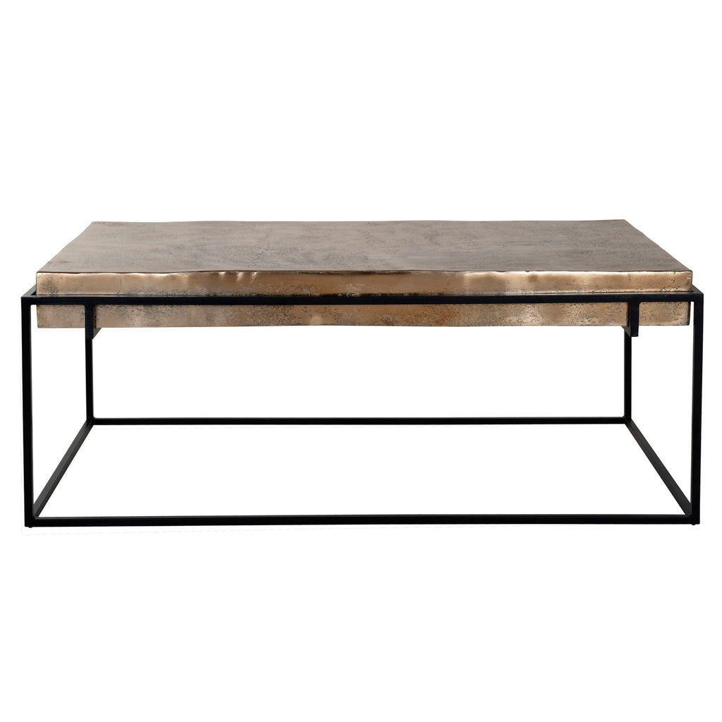 Table basse Calloway champagne or