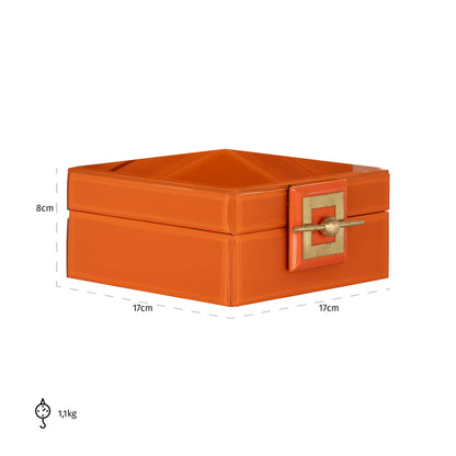 Jewelry box Bodine small orange