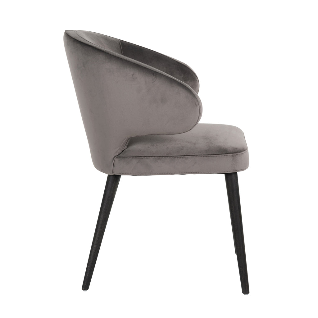 Chair Indigo stone velvet