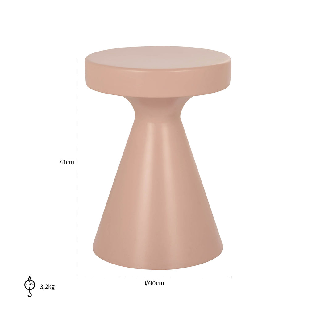 Side table Kimble pink small 30Ø