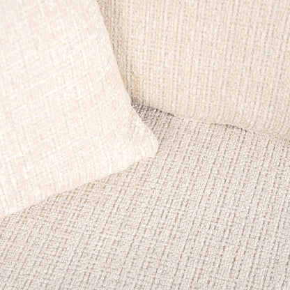 Bank Lusso 3-zits beige chenille