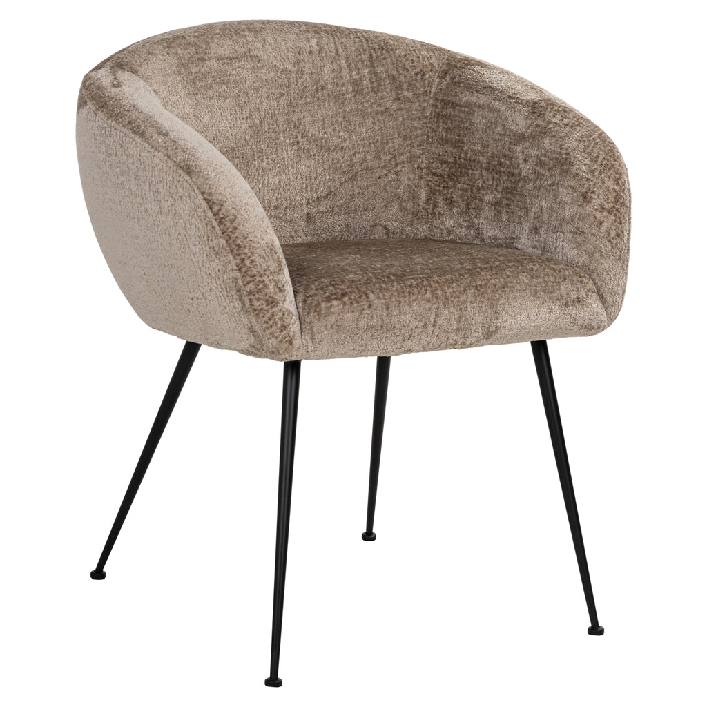 Chair Ruby taupe chenille