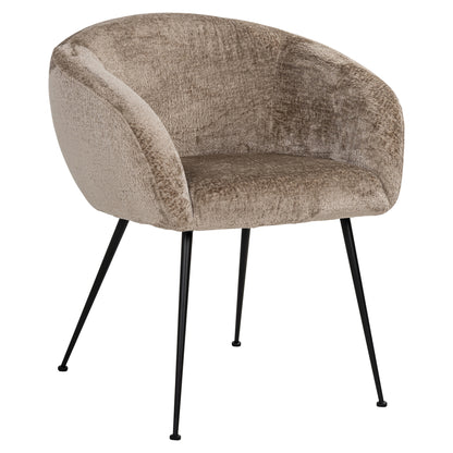 Chair Ruby taupe chenille