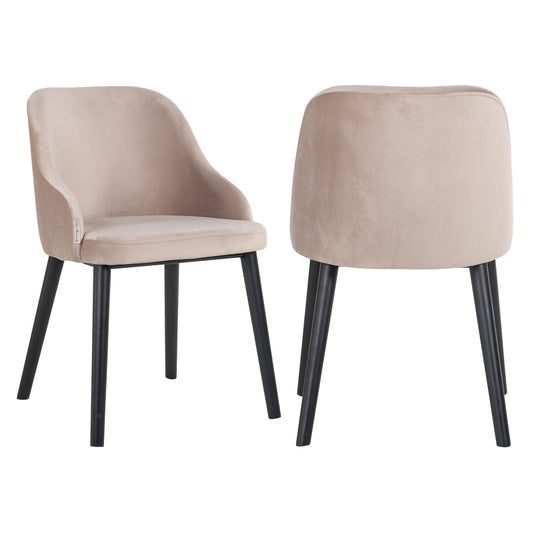 Chair Twiggy khaki velvet