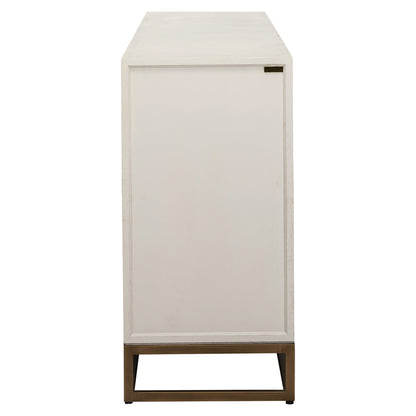 Dressoir Whitebone messing 4-deuren