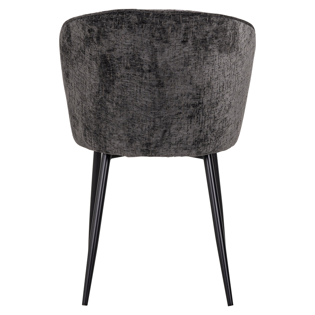 Chair Sandy graphite island (set of 2)