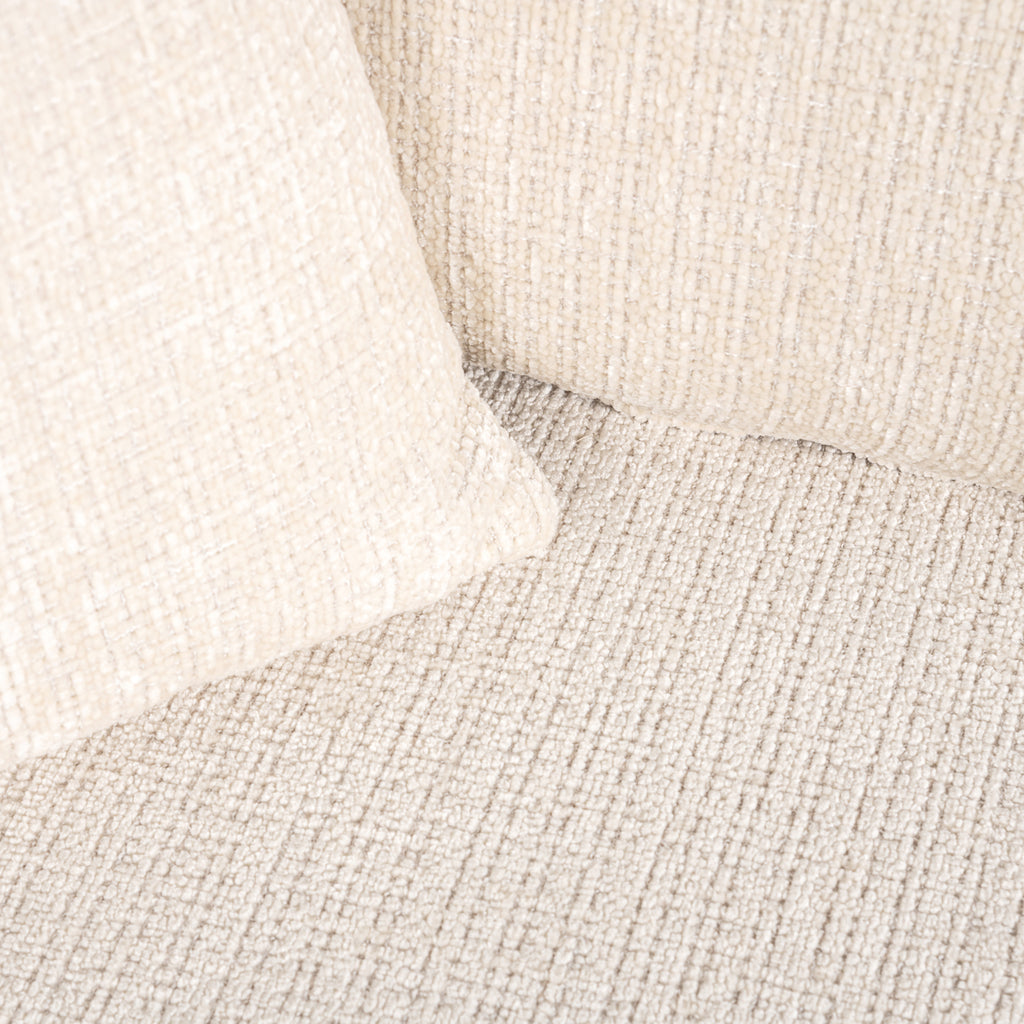 Bank Lusso 4-zits beige chenille