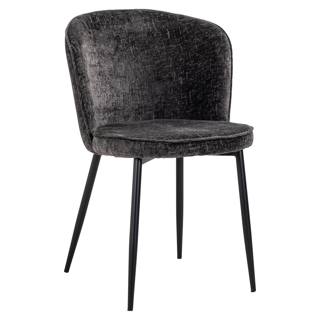 Chair Sandy graphite island (set of 2)