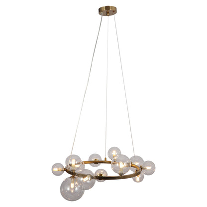 Pendant lamp Yosie brushed gold