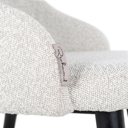 Chair Twiggy white bouclé