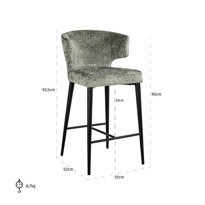 Counter stool Taylor thyme fusion