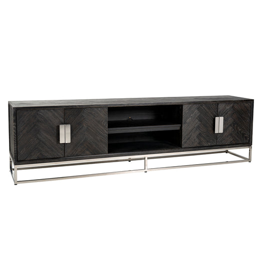 TV cabinet Blackbone silver 4 doors 220