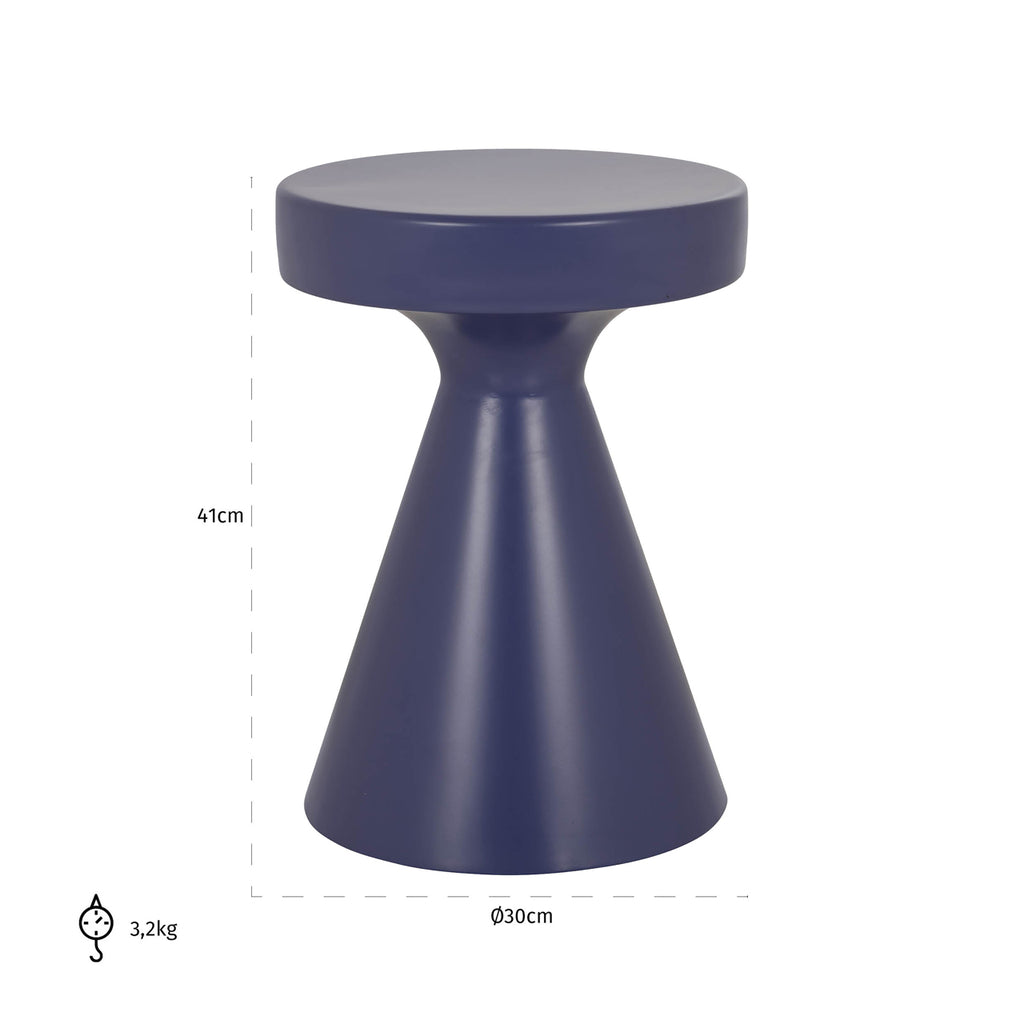 Table d'appoint Kimble violet petite 30Ø