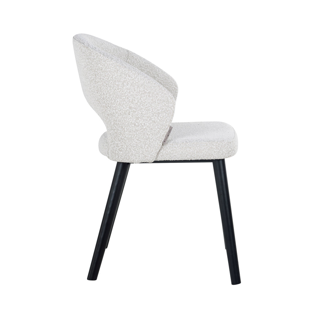 Chair Savoy white bouclé