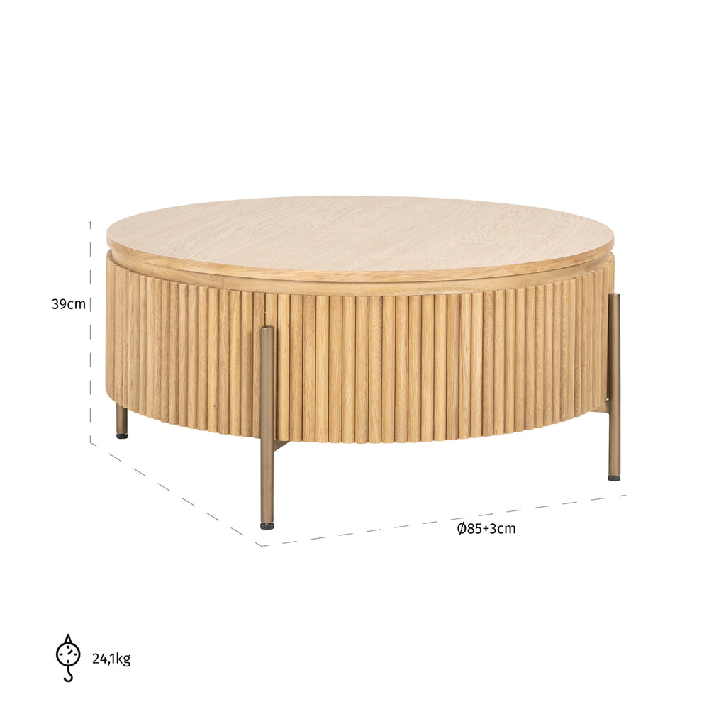 Coffee table Belfort 90Ø