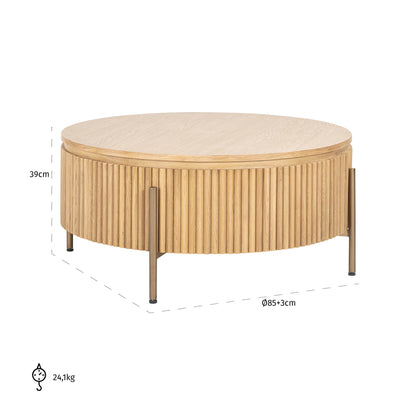 Coffee table Belfort 90Ø