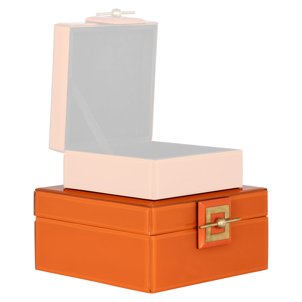 Jewelry box Bodine orange large