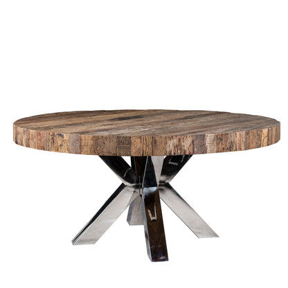 Eettafel poot X-leg Bodhi silver