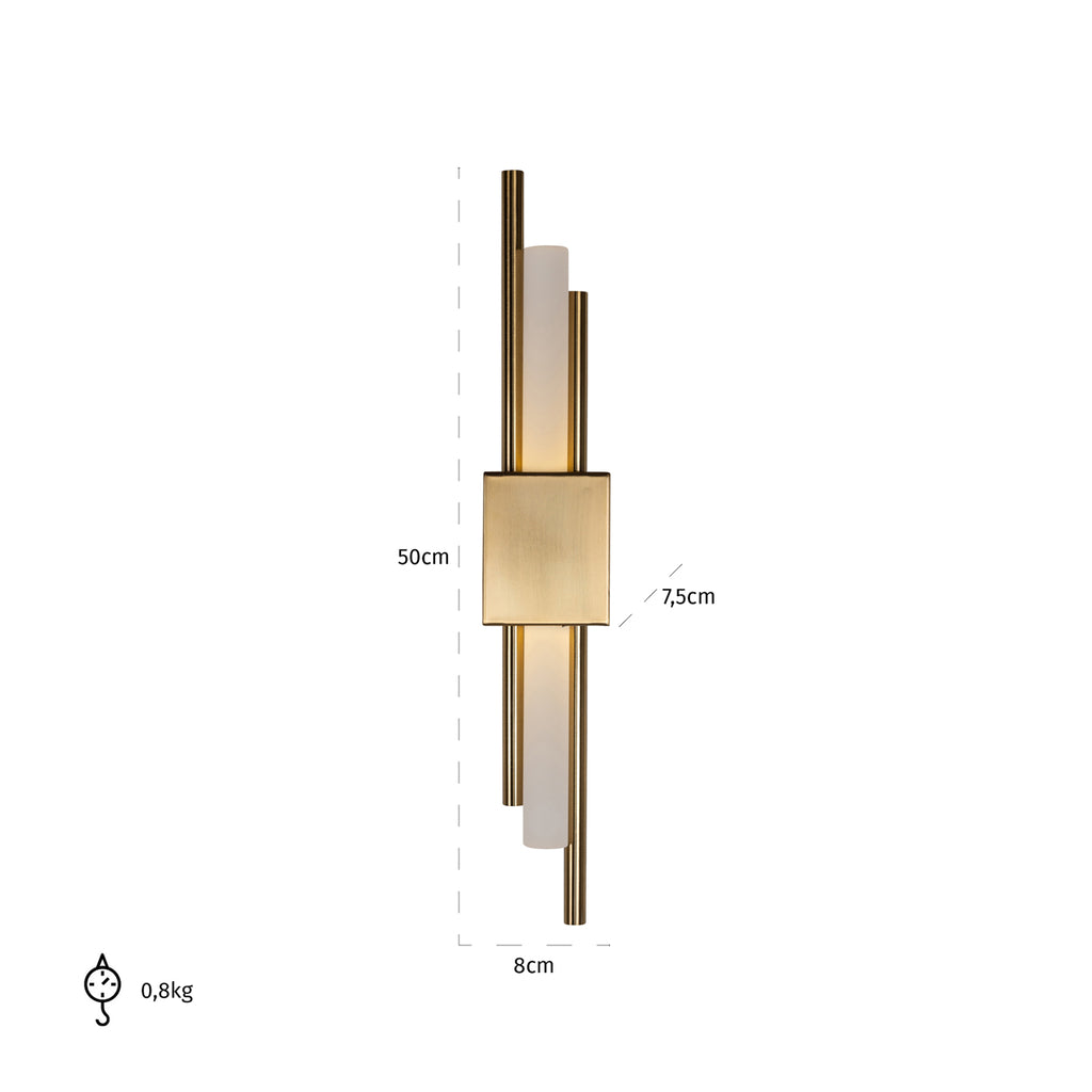 Wall lamp Mylas gold