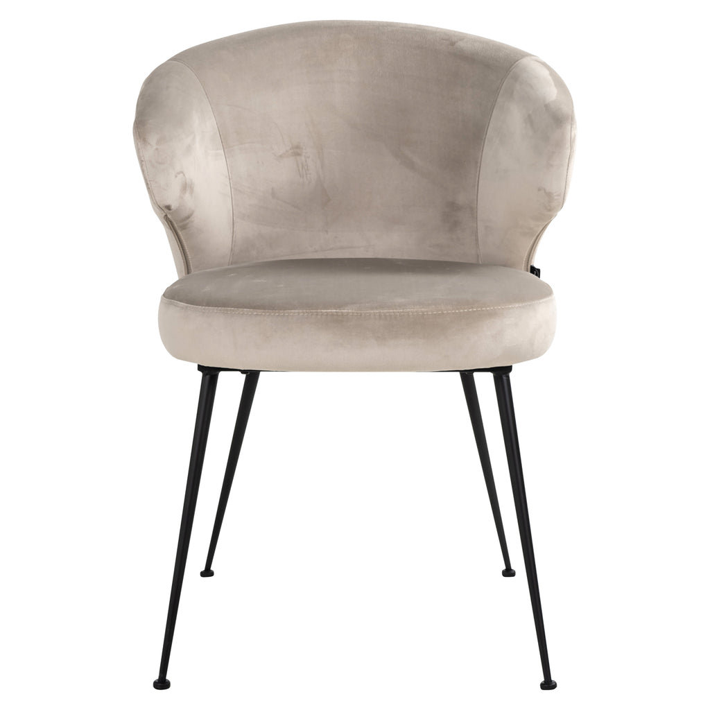 Chair Xandra khaki velvet