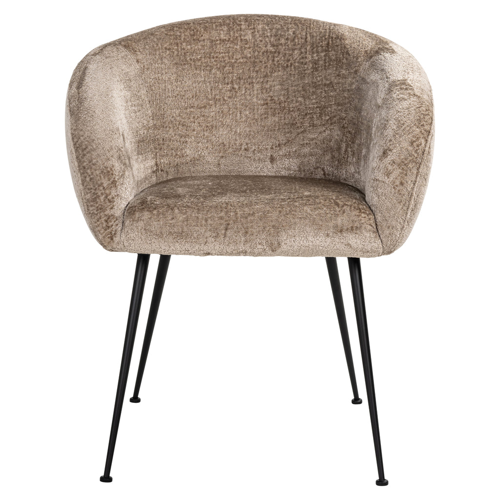 Chair Ruby taupe chenille