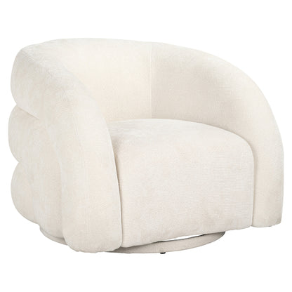 Arcus eenhoorn witte draaifauteuil