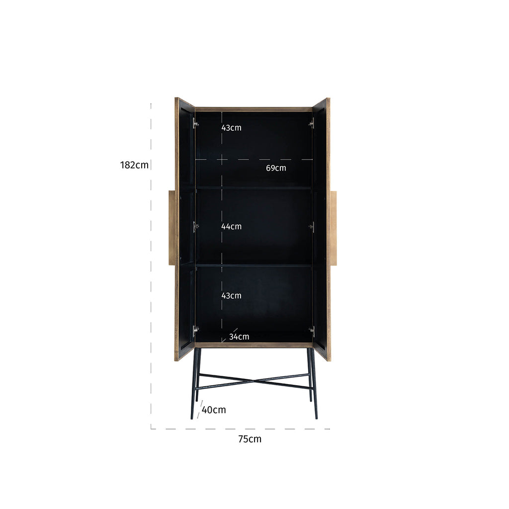 Wall cabinet Ironville 2 doors