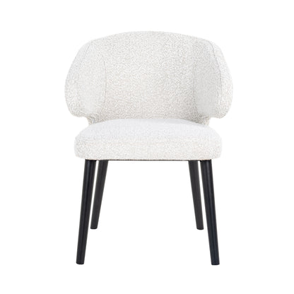 Chair Indigo white bouclé