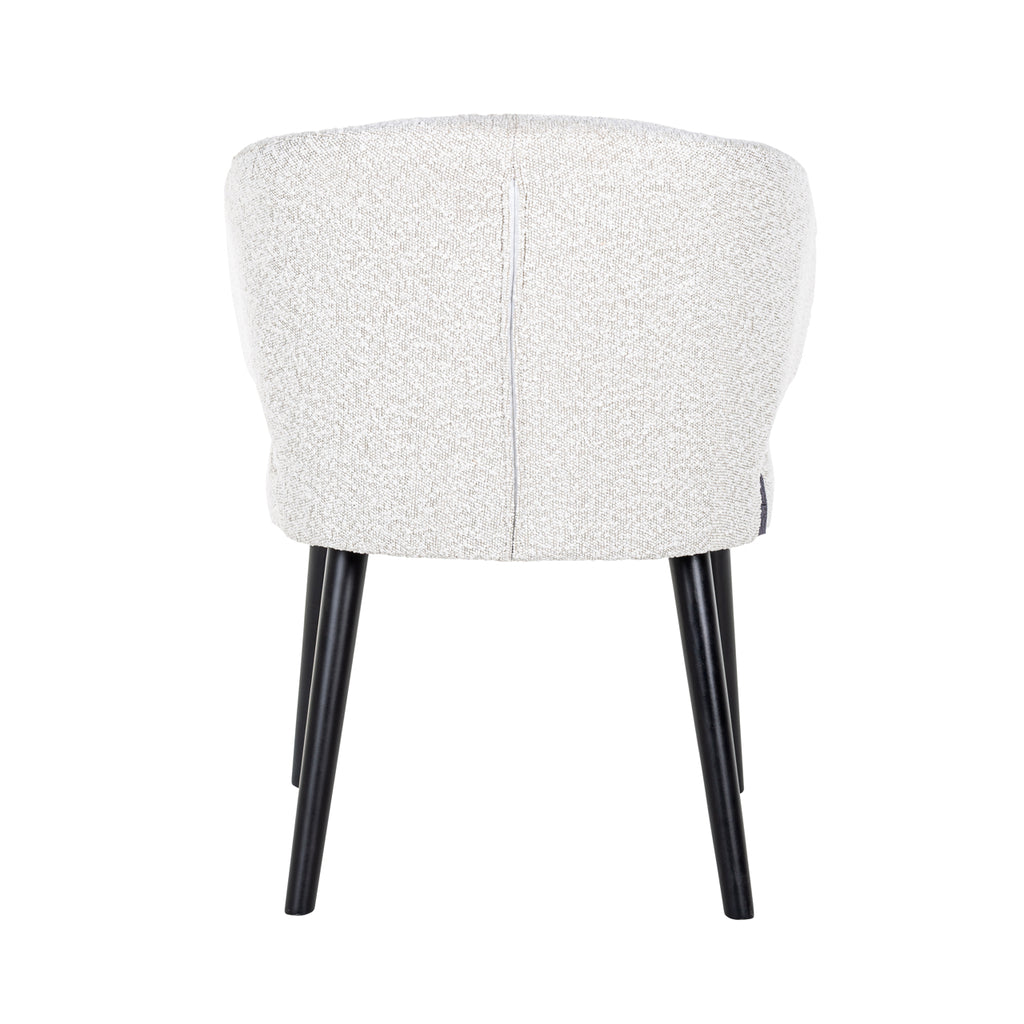 Chair Indigo white bouclé